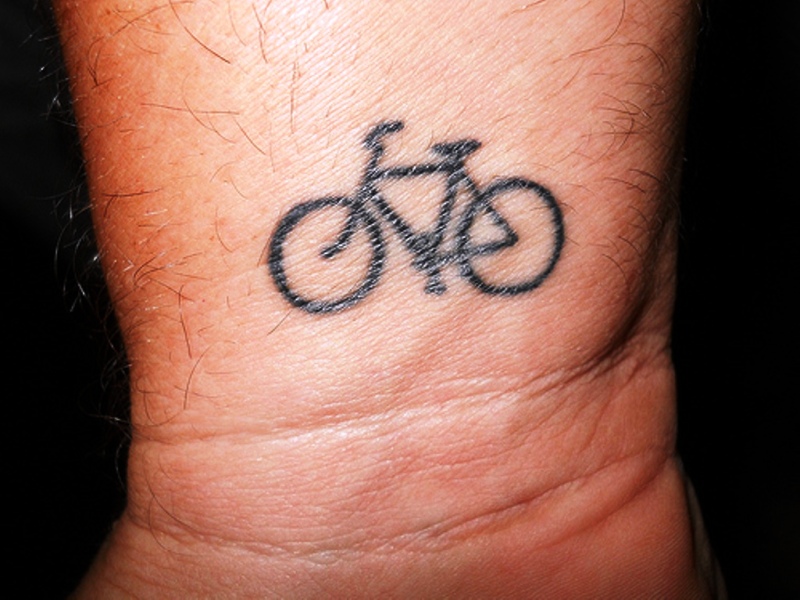 Adorable Cycle Wrist Tattoo