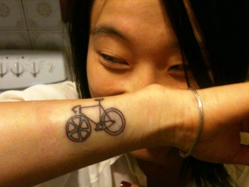 Amazing Cycle Wrist Tattoo