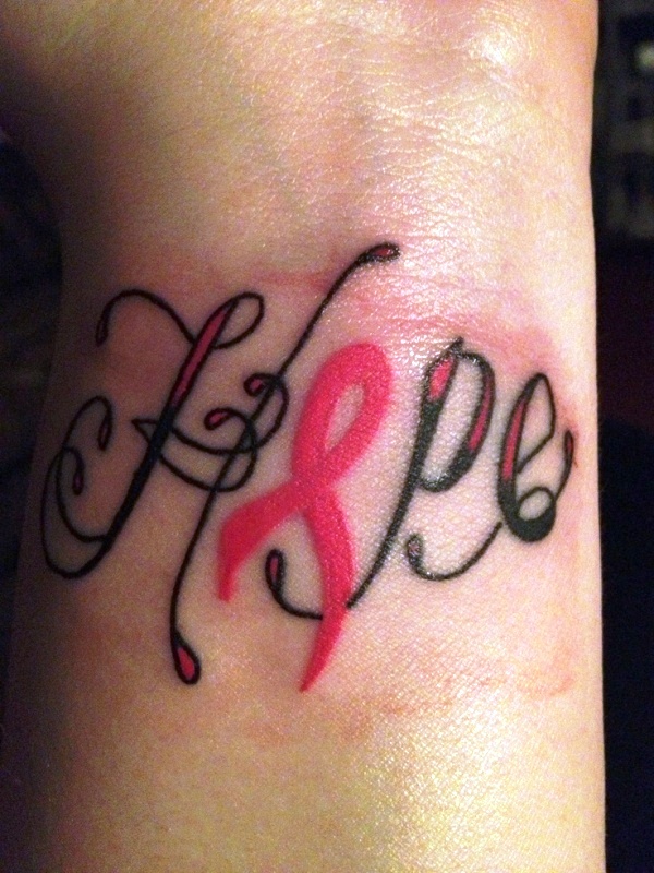 Amazing Hope Tattoo On Wrist