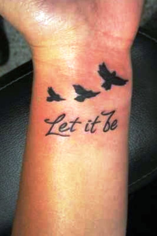 Amazing Let It Be Tattoo