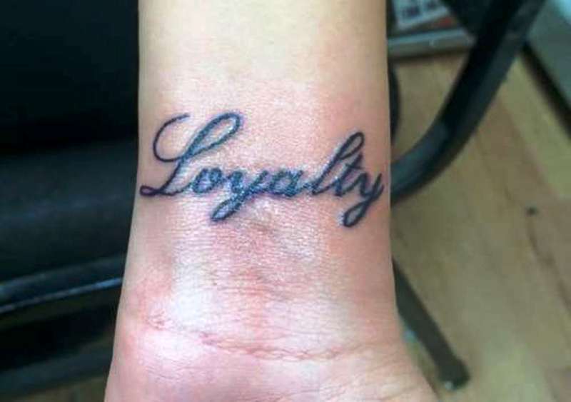 Amazing Loyalty Tattoo