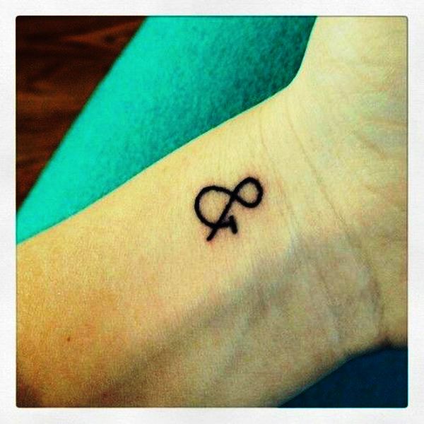 Ampersand Tattoo On Wrist