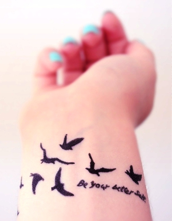 Be You Better Self Birds Tattoo
