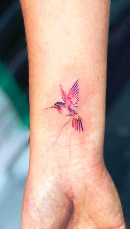 Beautiful Flying Bird Tattoo Design