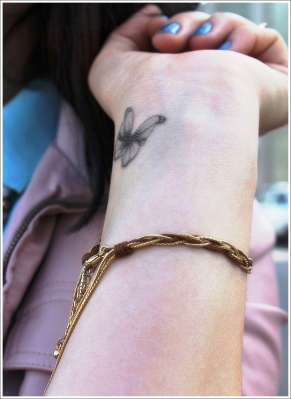 Butterfly Tattoo On Wrist