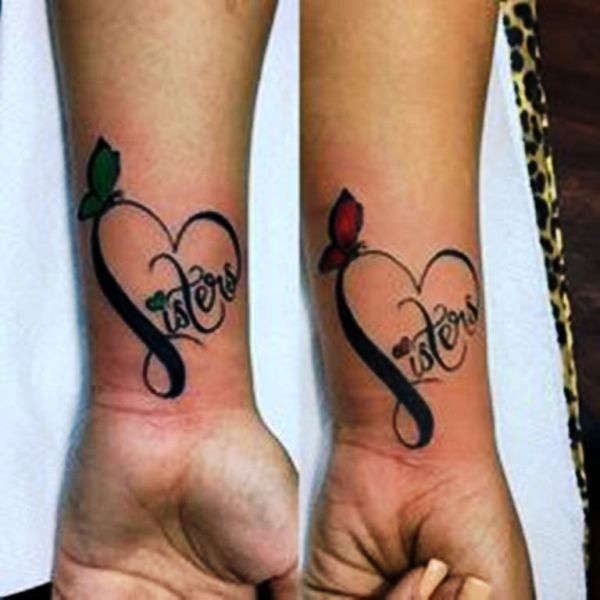Cute Sisters Love Tattoo