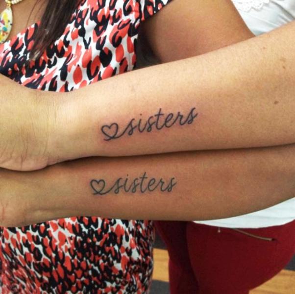 Cute Sisters Tattoo