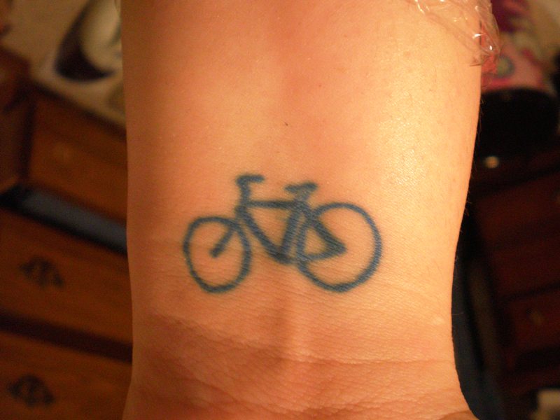 Cycle Wrist Tattoo