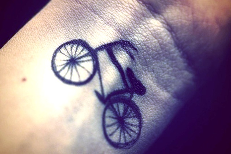 Elegant Cycle Tattoo On Wrist