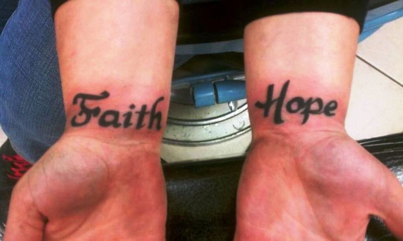Faith And Hope Tattoo