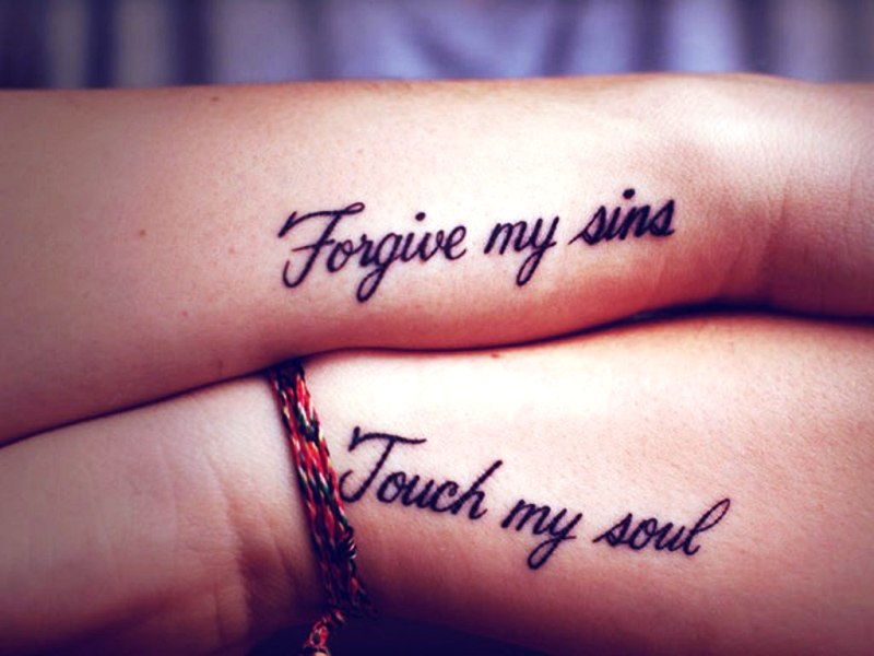 Forgive Tattoo On Wrist