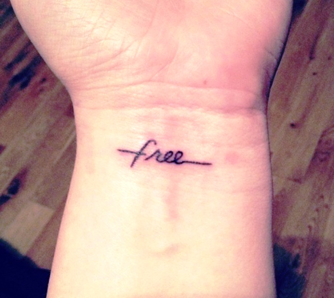Free Tattoo On Wrist
