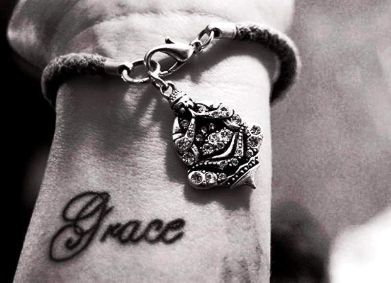 Grace Wrist Tattoo
