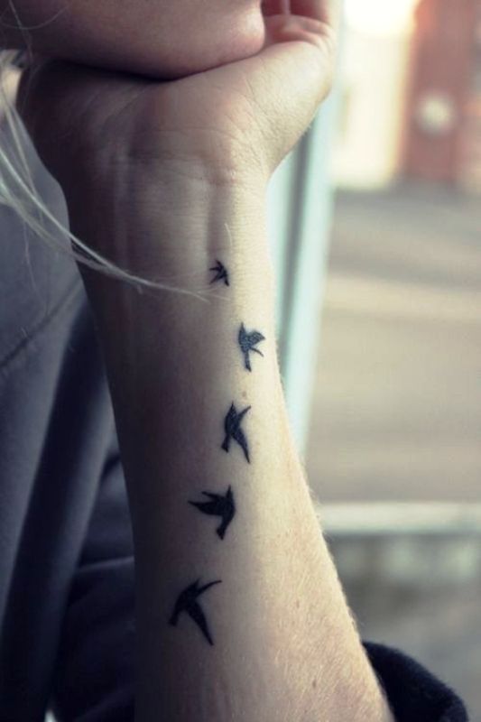 Image Of Birds Tattoo Design