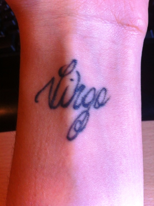 Impressive Virgo Tattoo On Wrist