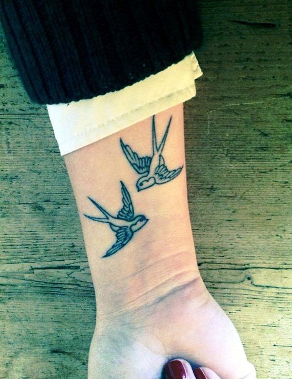 Incredible Flying Birds Tattoo