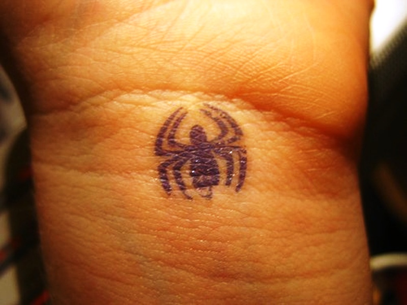 Little Spider Wrist Tattoo