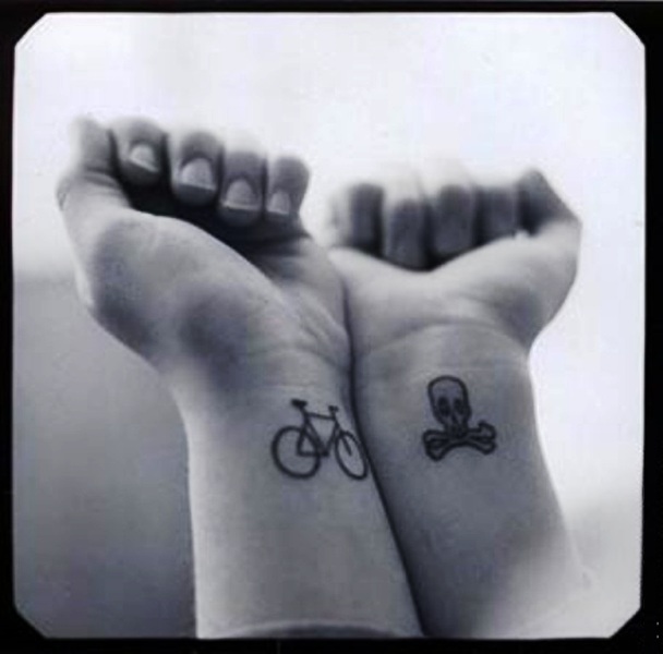Nice Cycle Tattoo On Wrist