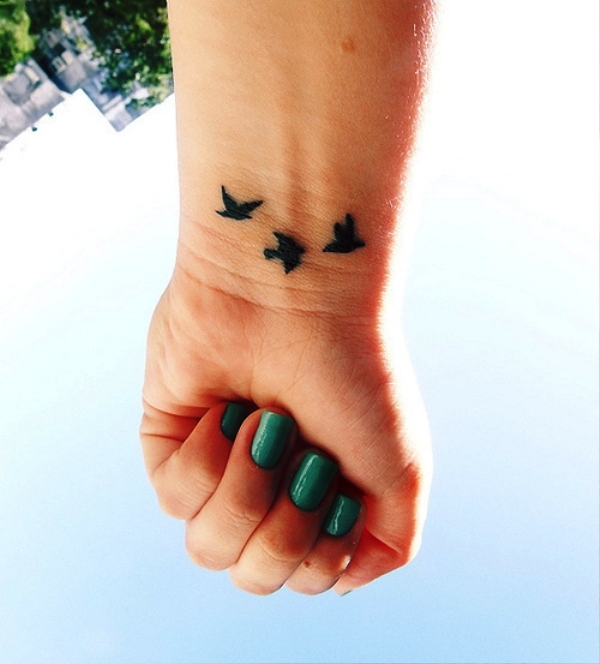 Photo Of Flying Birds Tattoo
