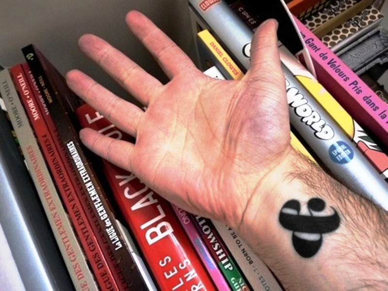 Pretty Ampersand Wrist Tattoo