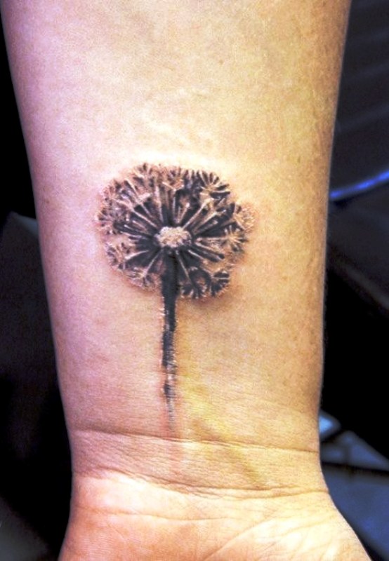 Simple Dandelion Tattoo