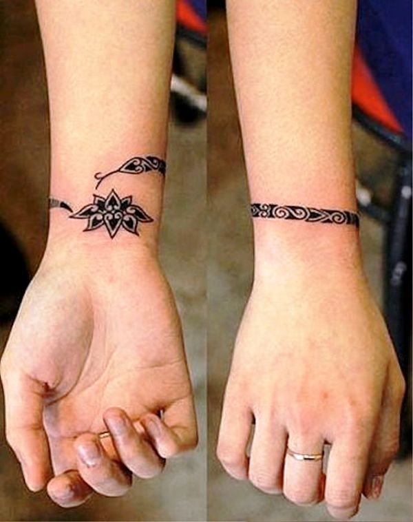 Snake Designer Tattoo On Wrist