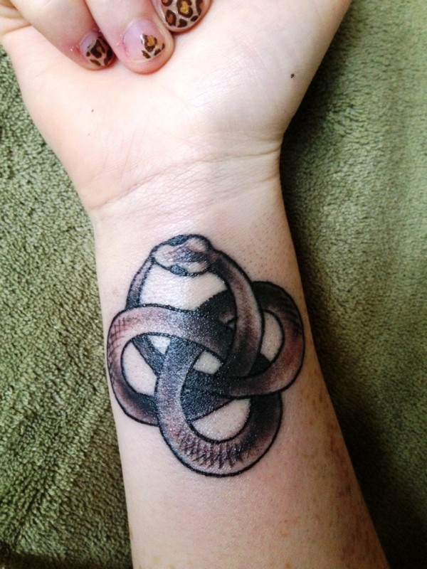 Snake Tattoo Design On Wrist