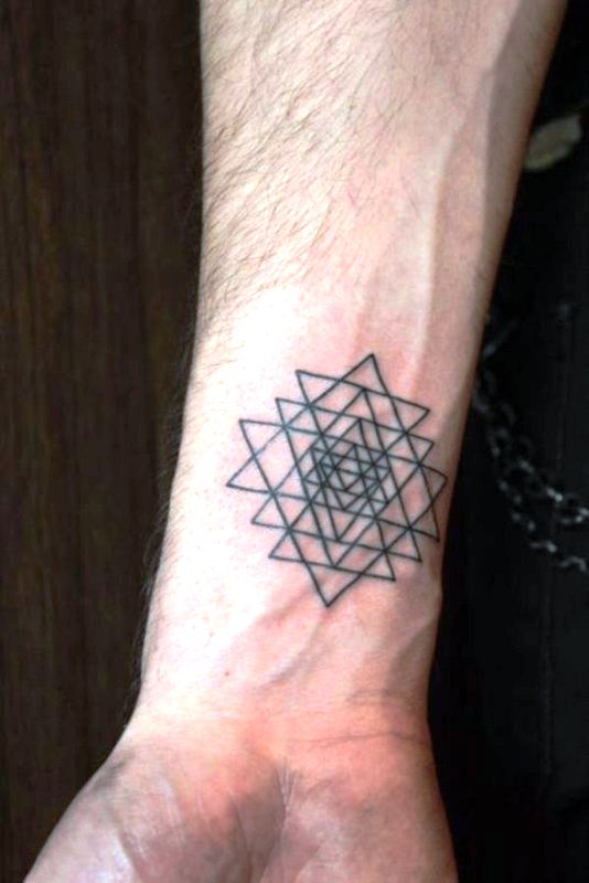 Superb Design Tattoo On Wrist