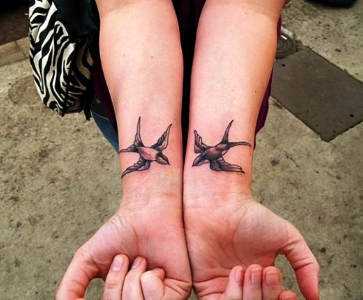 Swallow Birds Tattoo Design