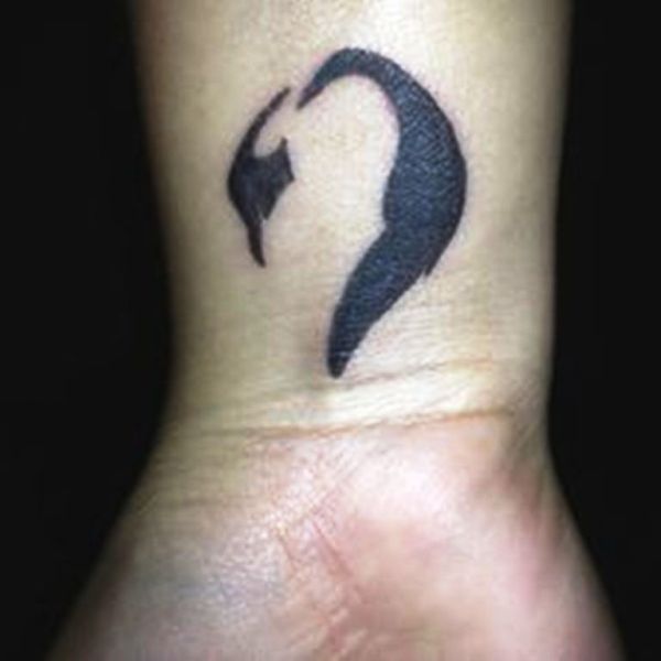 Sweet Penguin Tattoo On Wrist