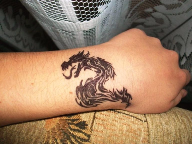 Small Dragon Wrist Tattoo - wide 4