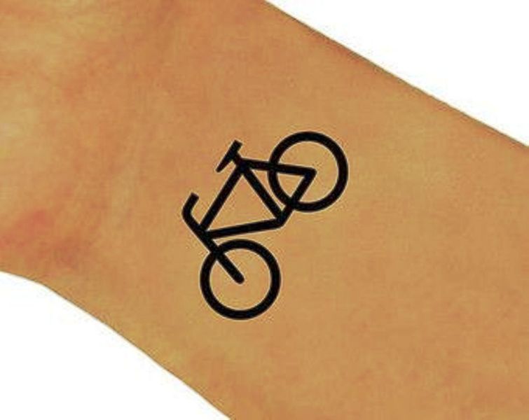 Temporary Cycle Tattoo