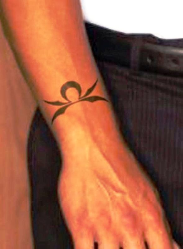 Wonderful Libra Tattoo On Wrist