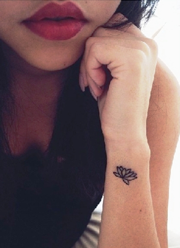 Wonderful Lotus Flower Tattoo