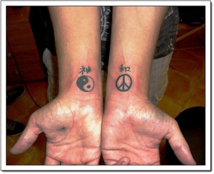 Yin Yang Wrist Tattoo Designs - wide 2