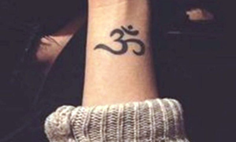 44 Traditional Om Wrist Tattoo - Wrist Tattoo Designs