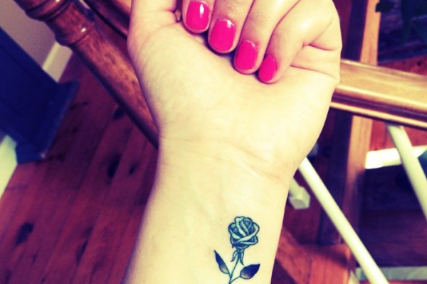3. Wrap Around Wrist Rose Tattoo - wide 2