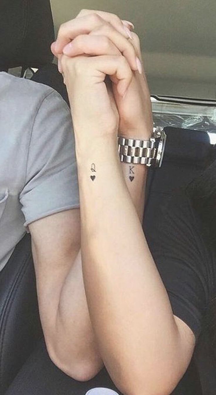 Couple Wrist Tattoo