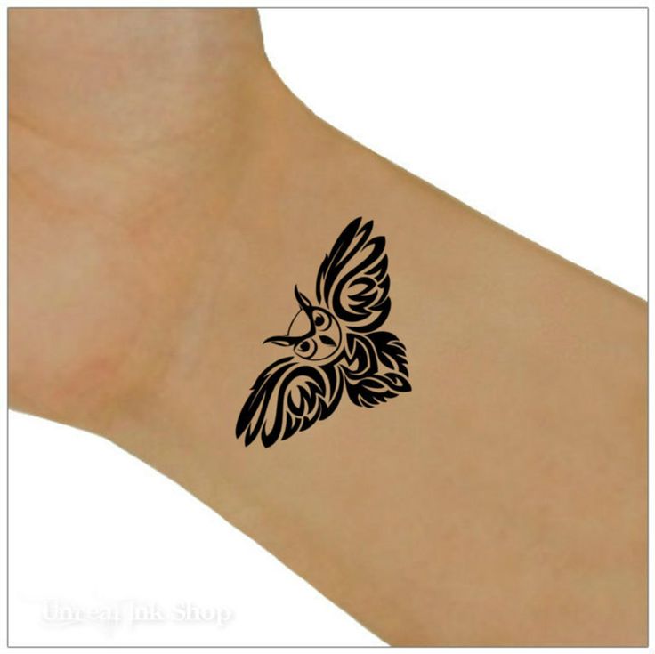 Owl Wrist Tattoo