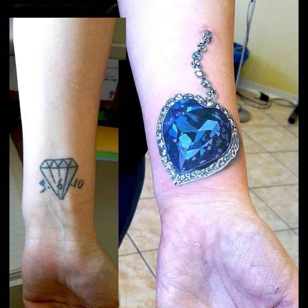 Wrist Cover Up Tattoo Dimond By Greta Pisotti E1471867325775
