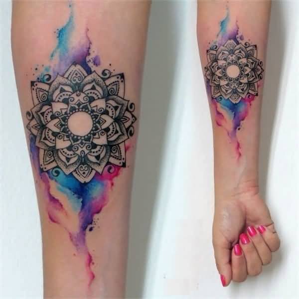 Beautiful Tattoo On Side Wrist03