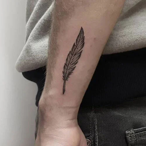 Classy Tattoo On Side Wrist05