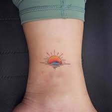 Wrist Small Sunset Tattoo01